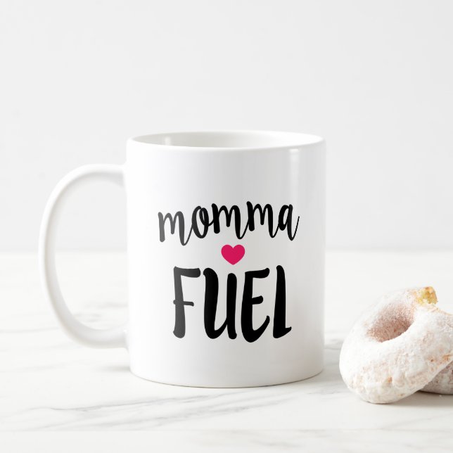 Tasse de café inspirée chic de maman de travail de (Avec donut)