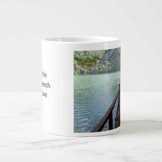 Tasse de café : J'ai croisé le pont du hêtre (Devant)
