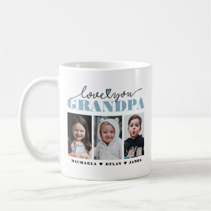 Tasse de café "Je t'aime grand-père/papy/autre" 3 