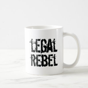 Tasse de café juridique de rebelles