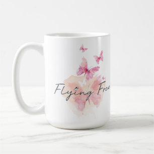 Tasse de café libre volante