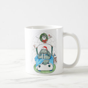 Tasse de café lunatique de faune de l'Alaska de