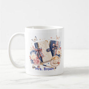 Tasse de café luxueuse et douce pour le 4 juillet,