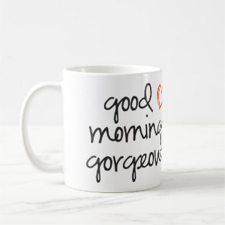 Tasse de café magnifique bonjour