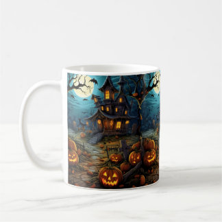 Tasse de café Maison de citrouille d'Halloween han