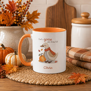 Tasse de café Maison de ferme fantaisiste d'oie d'