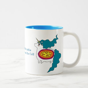Tasse de café mignonne de mitochondries de licorne