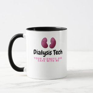 Tasse de café mignonne de rein de technologie de