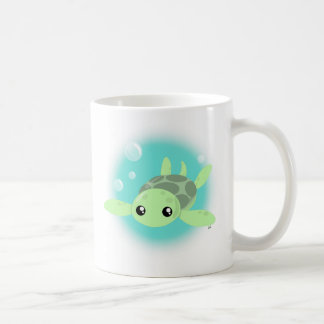 Tasse de café mignonne de tortue de mer