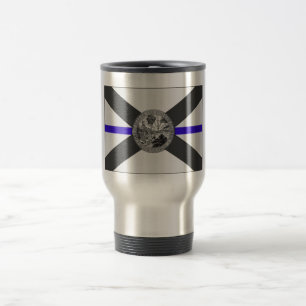 TASSE DE CAFÉ MINCE DE DRAPEAU D'ÉTAT DE BLUE LI