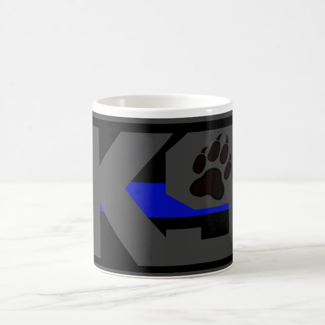 TASSE DE CAFÉ MINCE DE POLICE D'UNITÉ DE BLUE LINE (Centre)