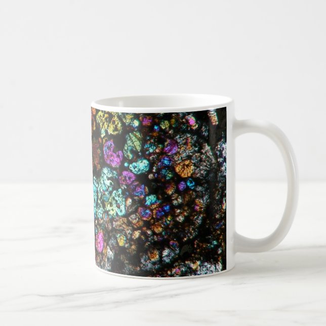 Tasse de café mince de section de météorite de NWA (Droite)