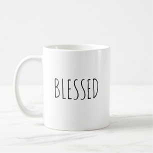 Tasse de café minimaliste bénie