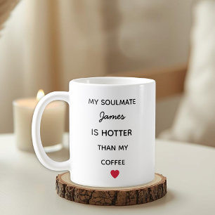 Tasse de café moderne personnalisée pour l'âme sœu