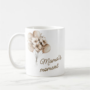 Tasse de café Moment de maman avec nom