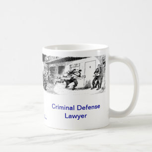 Tasse de café morte d'avocat pénaliste de Lawyer™