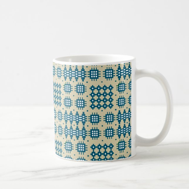 Tasse de café : Motif de tapisserie de Gallois, (Droite)