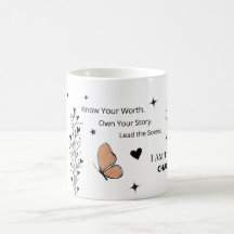 Tasse de café motivationnelle Énergie de personnag