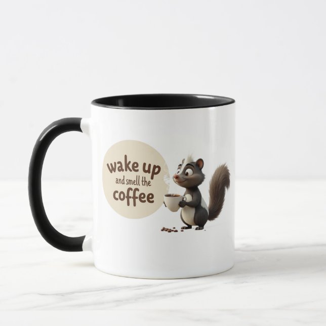 tasse de café moufette (Gauche)