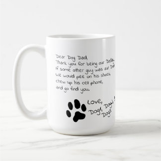 Tasse de café multiple de noms d'animal domestique