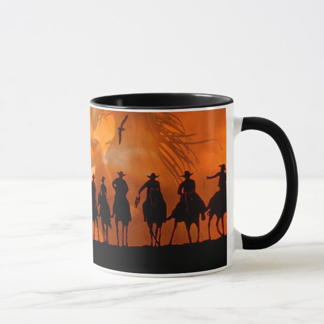 Tasse de café occidentale de ranch de cheval de (Droite)