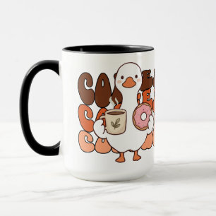 Tasse de café ou de thé au canard mignon