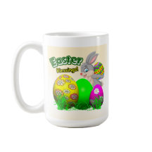 Tasse de café Pâques Bénédictions