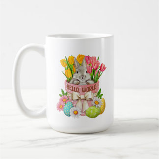 Tasse de café Pâques Bénédictions-Bonjour le Monde