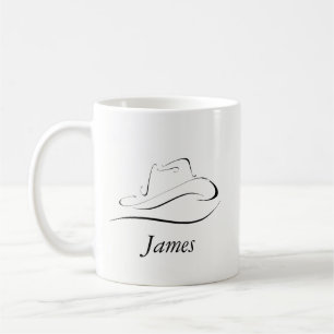 Tasse de café personnalisable avec le casquette de