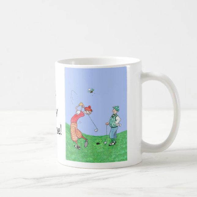 Tasse de café personnalisable de golf (Droite)