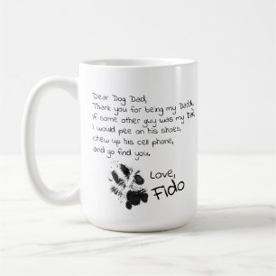 Tasse de café personnalisable de nom d'animal