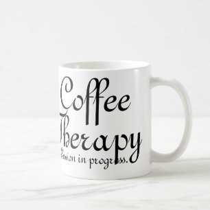 Tasse de café personnalisable de thérapie de caf