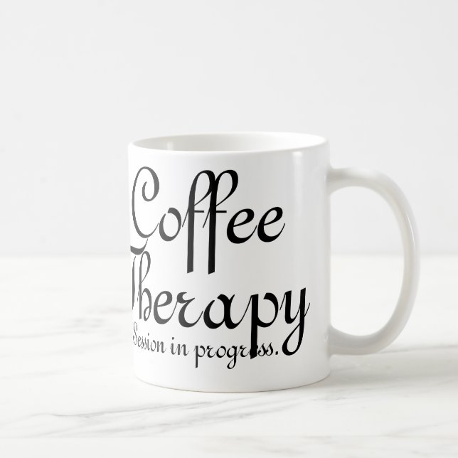 Tasse de café personnalisable de thérapie de café (Droite)