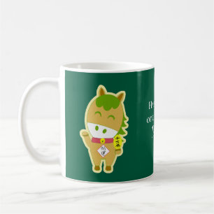 Tasse de café personnalisée avec nom et chance pou