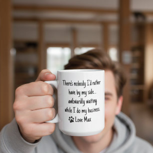 Tasse de café personnalisée drôle – Citation perso