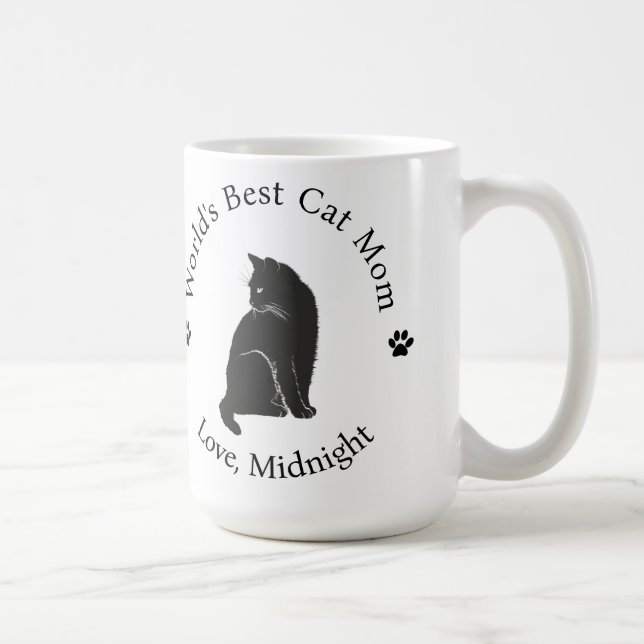 Tasse de café personnalisée Meilleure Maman de Cha (Droite)