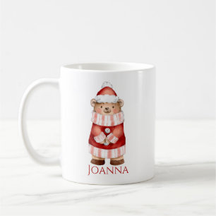 Tasse de café personnalisée Ours d'hiver