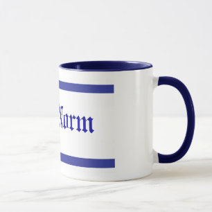 Tasse de café personnalisée par mâle principal 