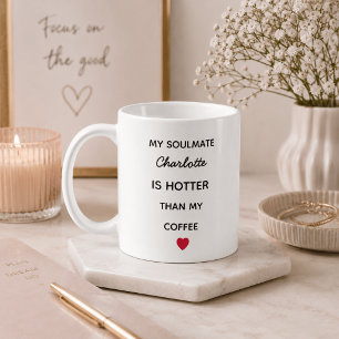 Tasse de café personnalisée pour âme sœur moderne