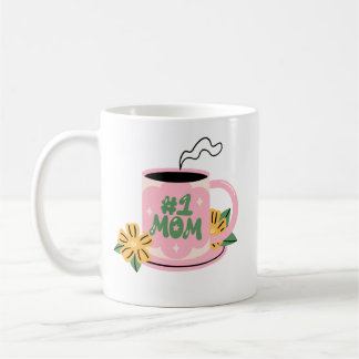 Tasse de café personnalisée pour maman #1 - Cadeau
