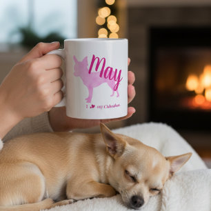 Tasse de café personnalisée pour maman de Chihuahu