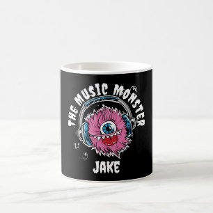 Tasse de café personnalisée The Music Monster