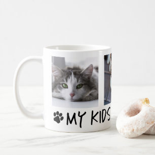 Tasse de café photo Mes enfants ont des pattes 3