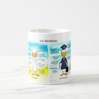 Tasse de café pilote de marais