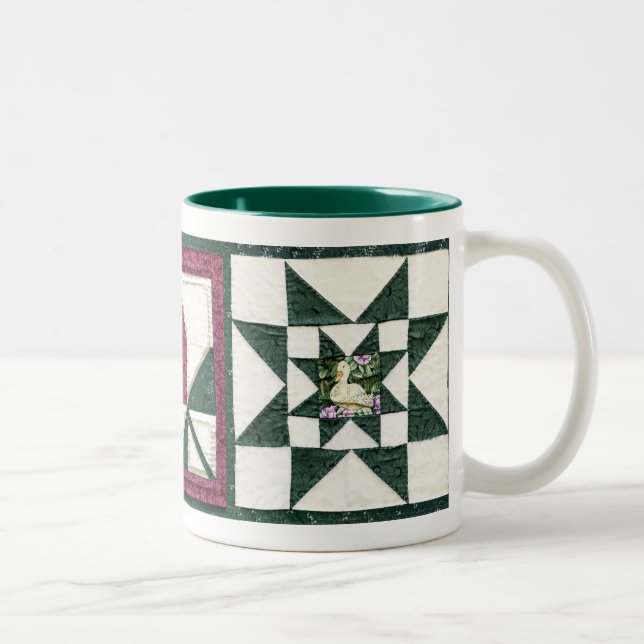 Tasse de café piquée de Potholders (Droit)