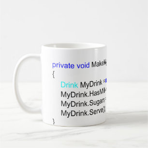 Tasse de café pointue de programmeurs de C#