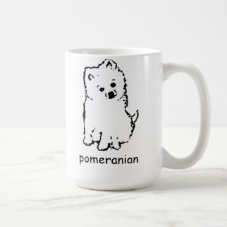 tasse de café pomeranian