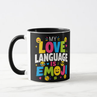 Tasse de café pour amateur d'emoji drôles