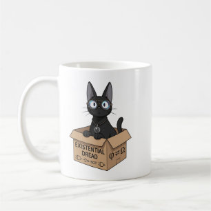 Tasse de café pour avocat Lady Justice Black Cat 