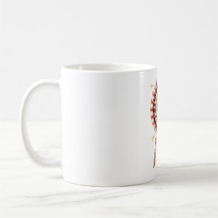 Tasse de café pour enseignante à noeud coquet rose
